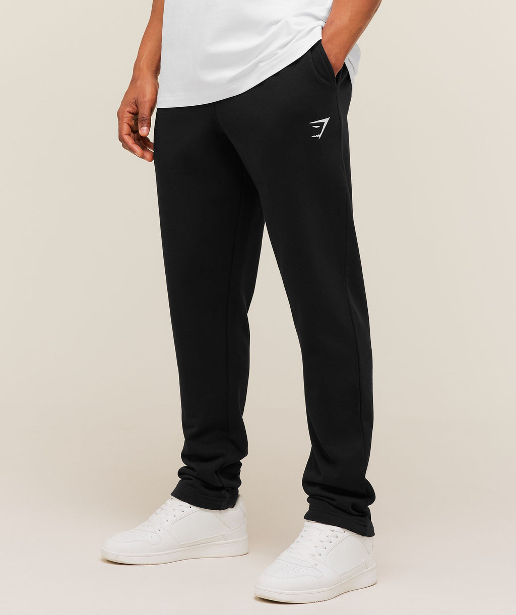 Crest Tapered Joggers - Black — imagem 3