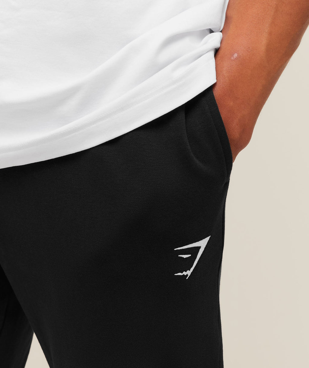 Crest Tapered Joggers - Black — imagem 5