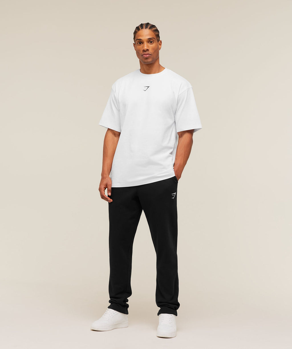 Crest Tapered Joggers - Black — imagem 4
