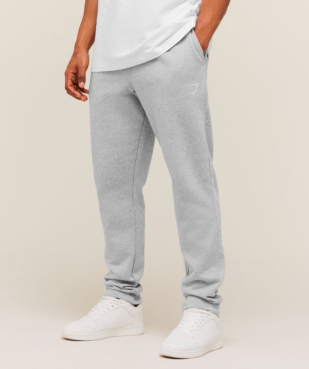 Crest Tapered Joggers - Light Grey Core Marl — imagem 3