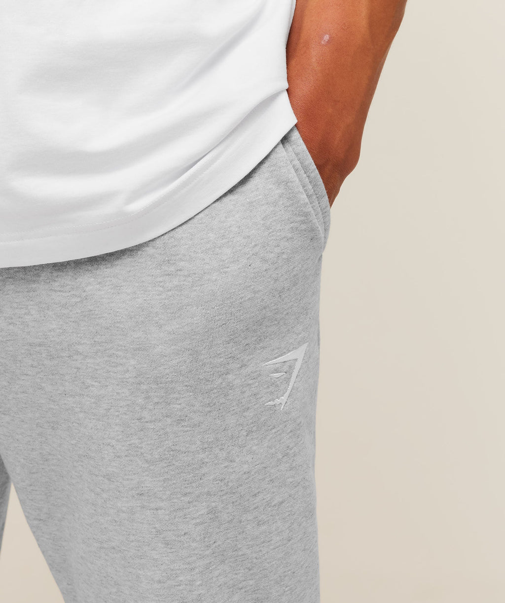 Crest Tapered Joggers - Light Grey Core Marl — imagem 5