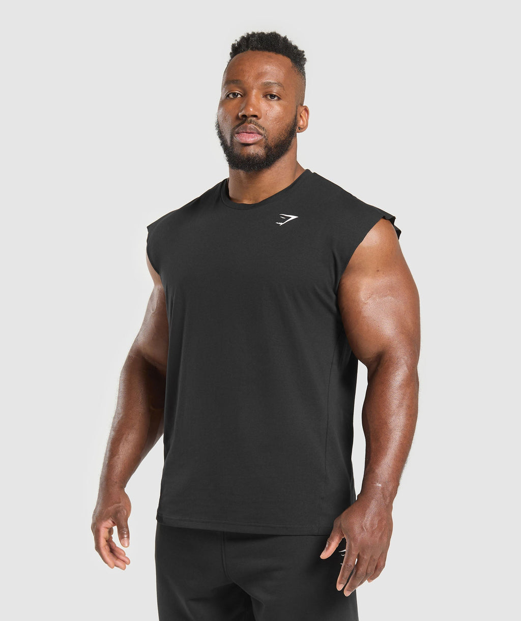 Critical Cut Off Tank - Black — imagem 6