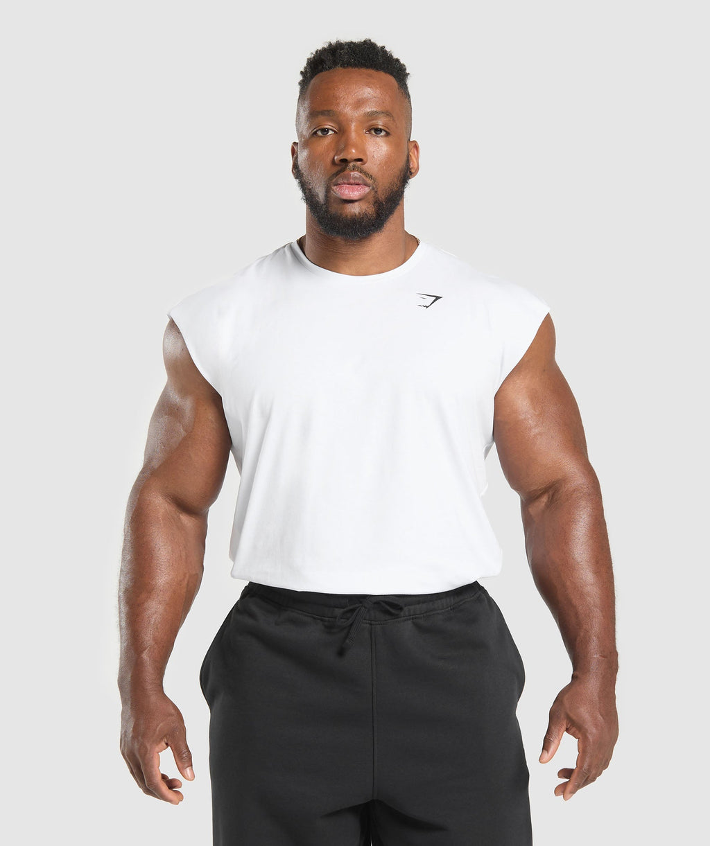 Critical Cut Off Tank - White — imagem 1