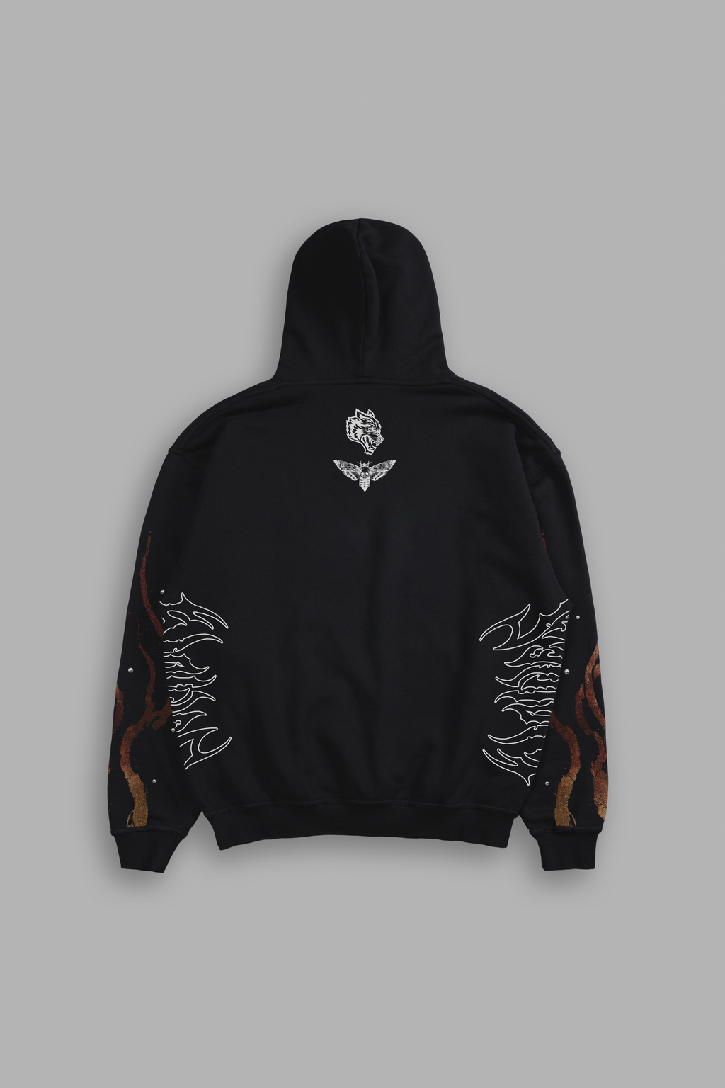 Daredevil Hell Bishop Hoodie in Black Drift Wash