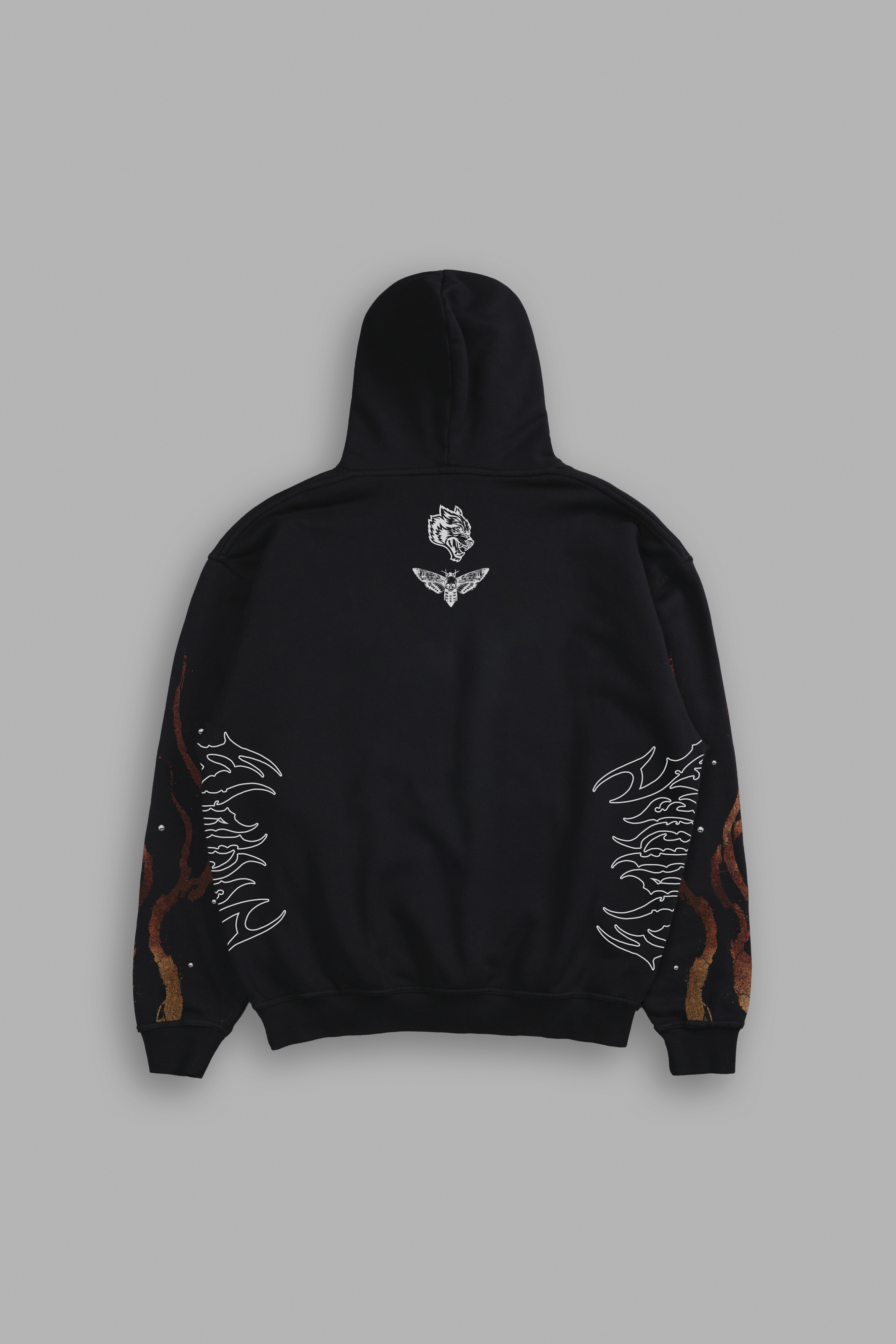 Daredevil Hell Bishop Hoodie in Black Drift Wash