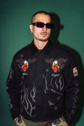 The Eagle & The Oni Earl Jacket in Black — imagem 1