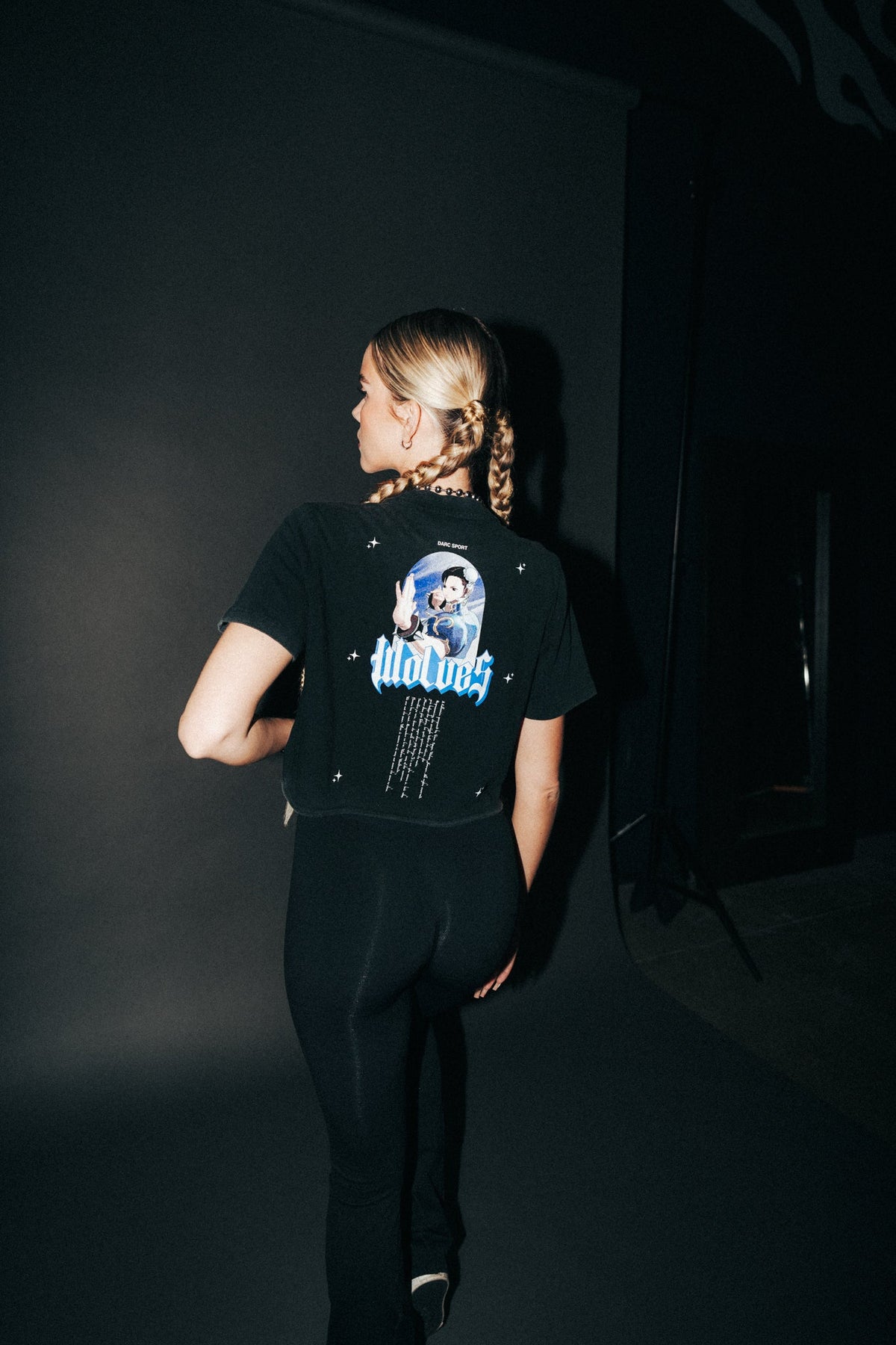 Kikoken Forever "Premium" (Cropped) Tee in Black - imagem 1
