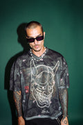 Ghost Oni Emmitt Football Jersey in Warrior In A Garden Black Camo — imagem 1
