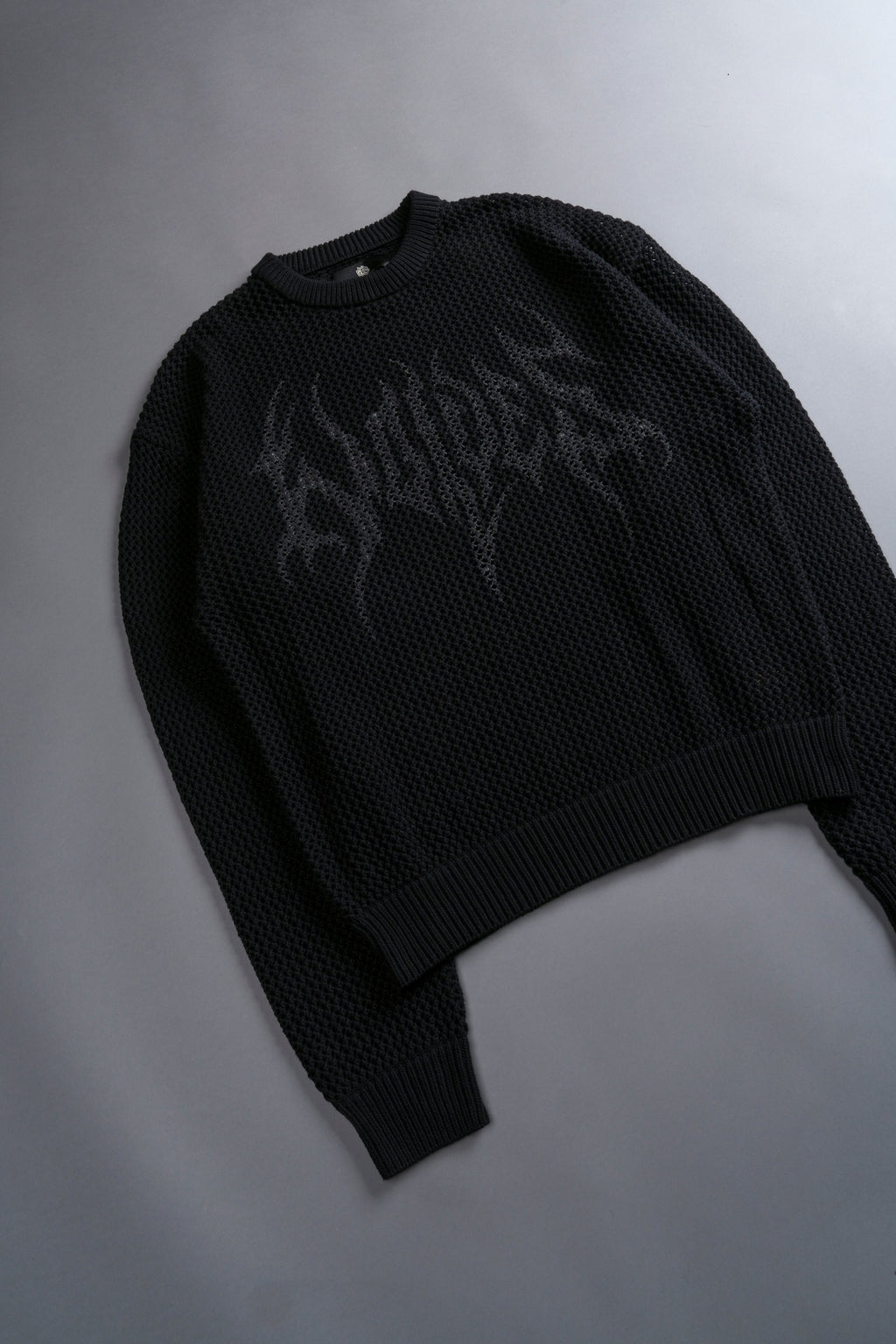 Origin Satva Knit L/S Crewneck in Black — imagem 10