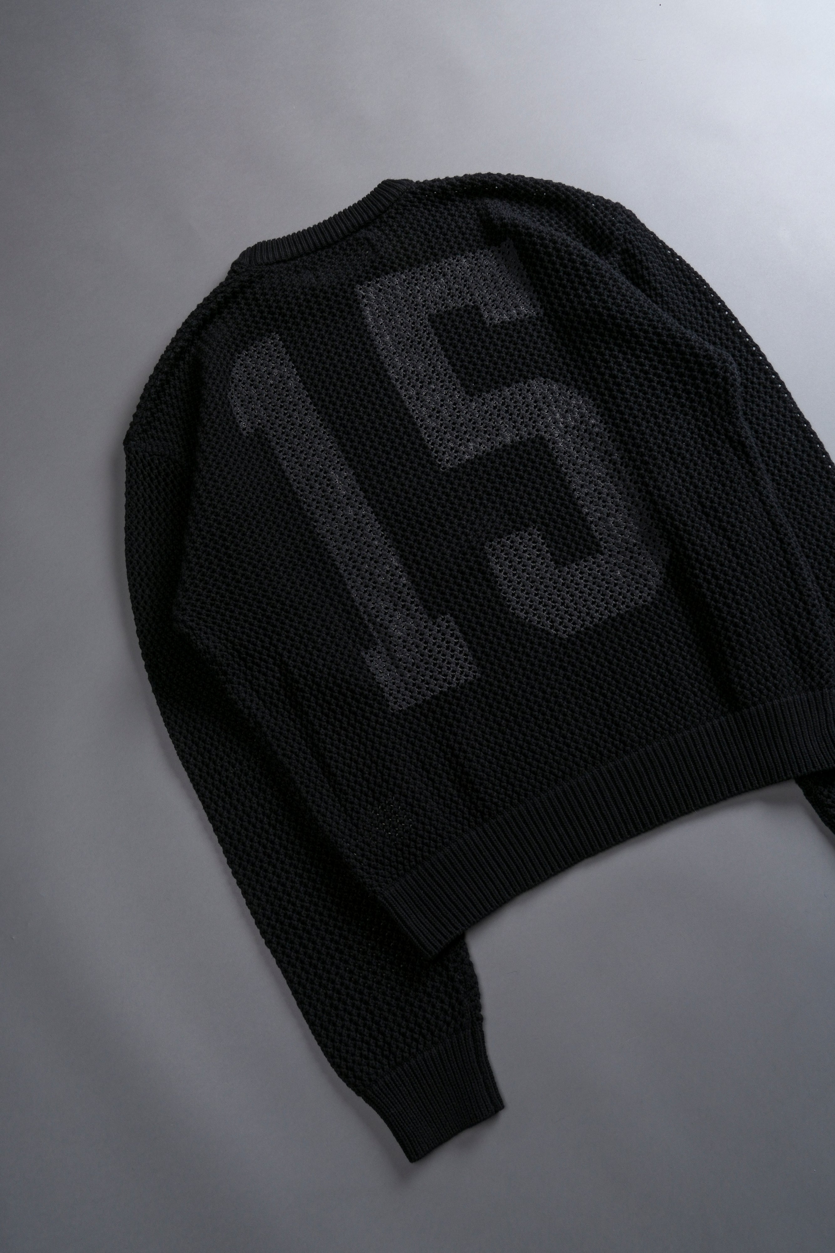 Origin Satva Knit L/S Crewneck in Black — imagem 8