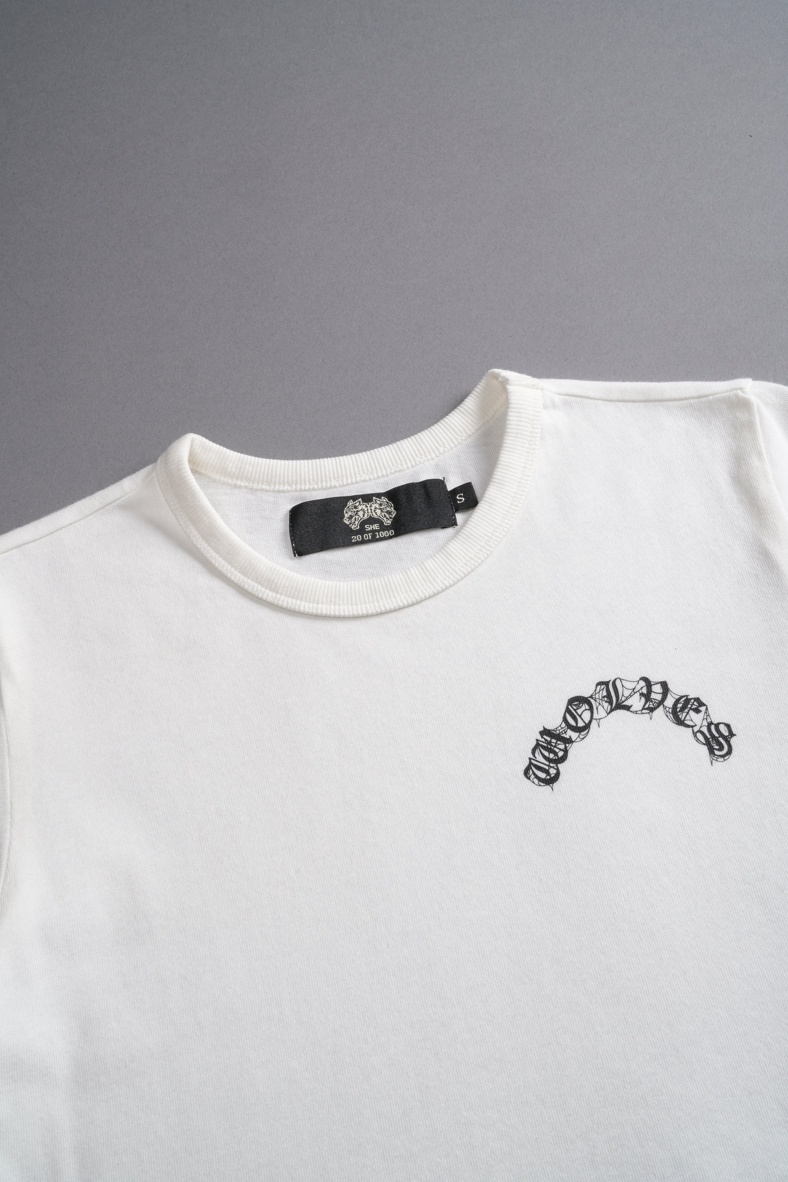 Chopper "Timeless" (Cropped) Tee in Cream — imagem 8