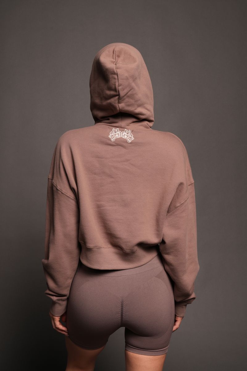 Darc Emblem Ava Hoodie In Mojave Brown - imagem 6