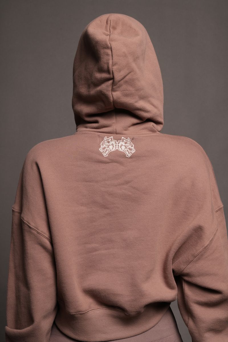 Darc Emblem Ava Hoodie In Mojave Brown - imagem 7