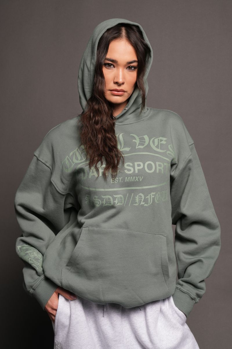 Darc Emblem Pierce Hoodie In Hunter Green - imagem 1