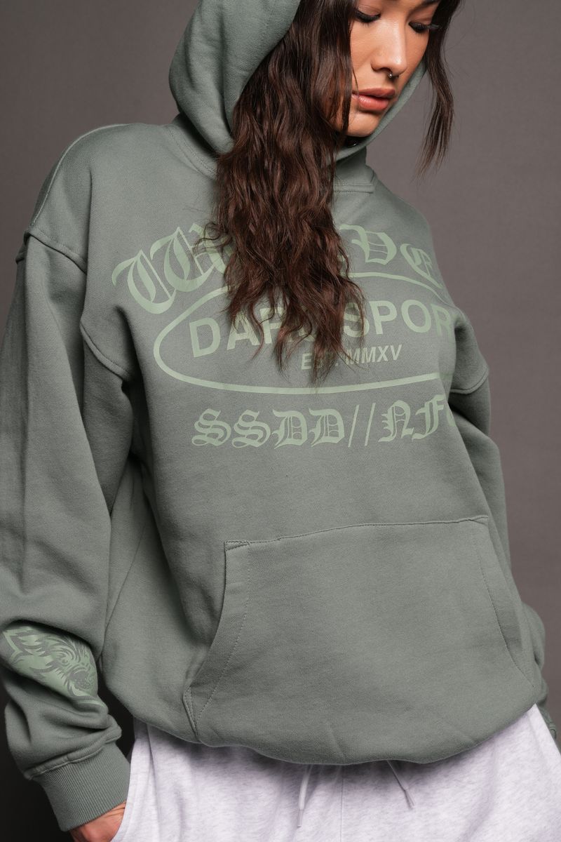 Darc Emblem Pierce Hoodie In Hunter Green - imagem 5