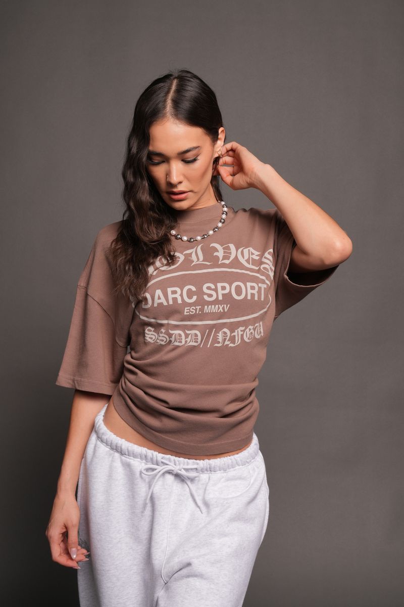 Darc Emblem Pump Cover In Mojave Brown - imagem 1