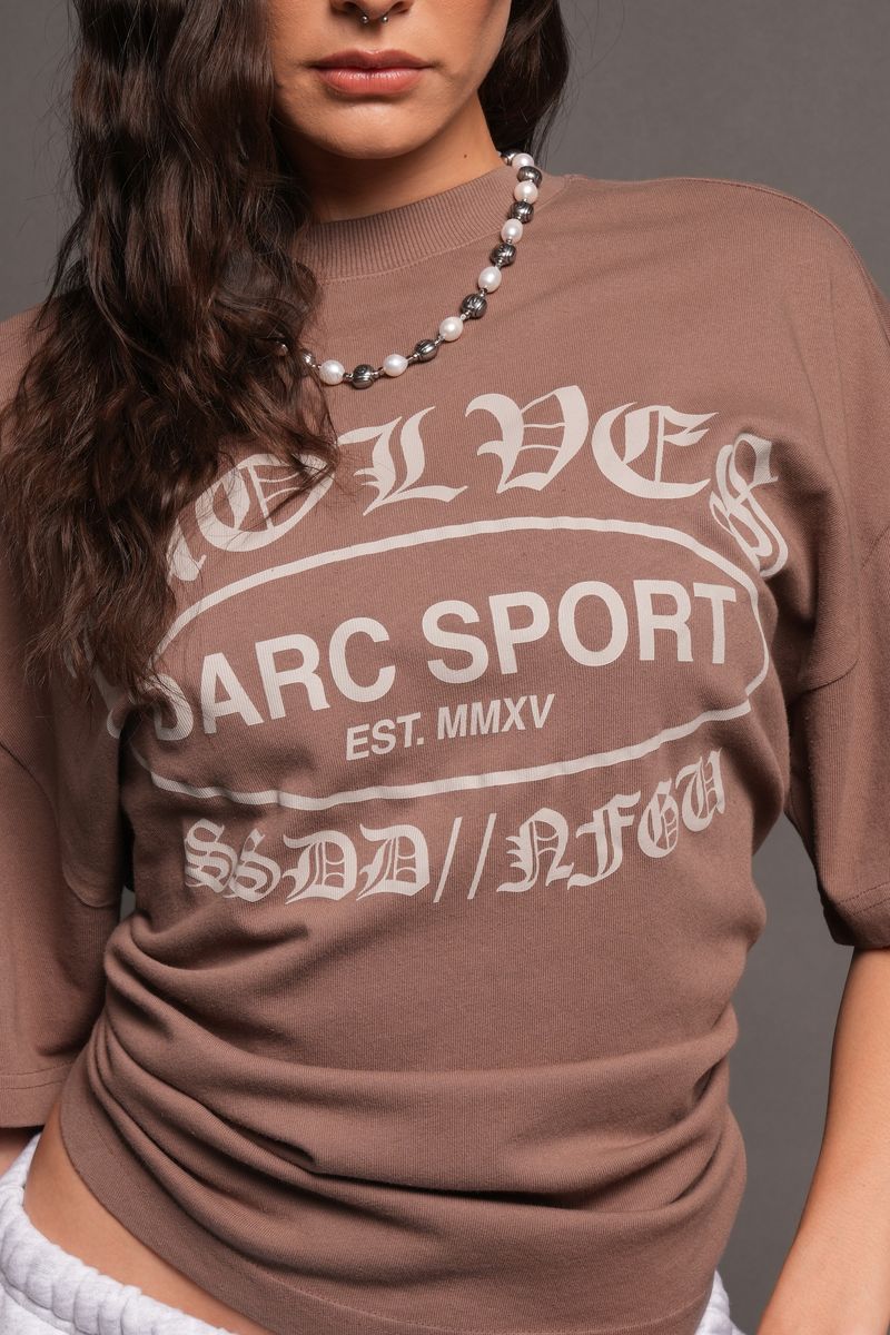 Darc Emblem Pump Cover In Mojave Brown - imagem 7