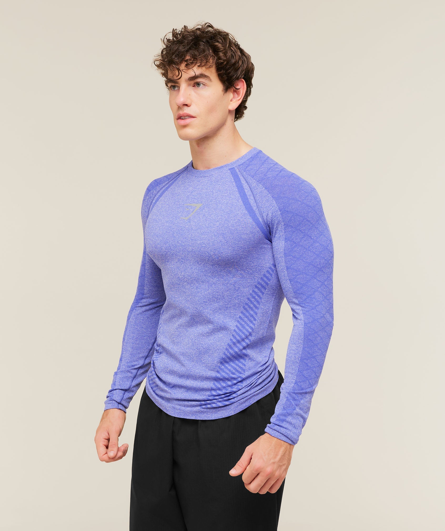 Devant Seamless Long Sleeve T-Shirt - Amethyst — imagem 4