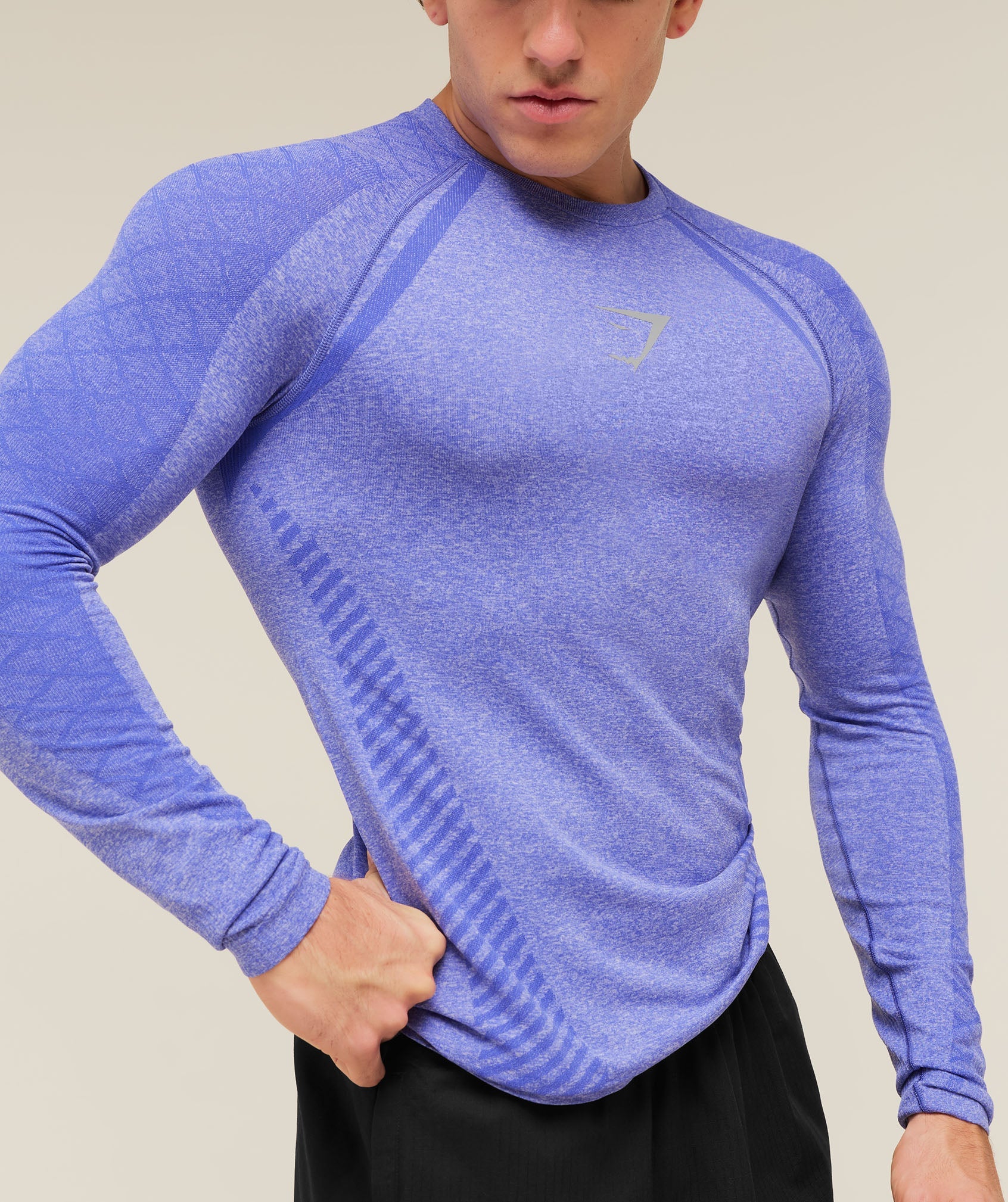Devant Seamless Long Sleeve T-Shirt - Amethyst — imagem 6
