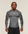 Devant Seamless Long Sleeve T-Shirt - Black — imagem 1