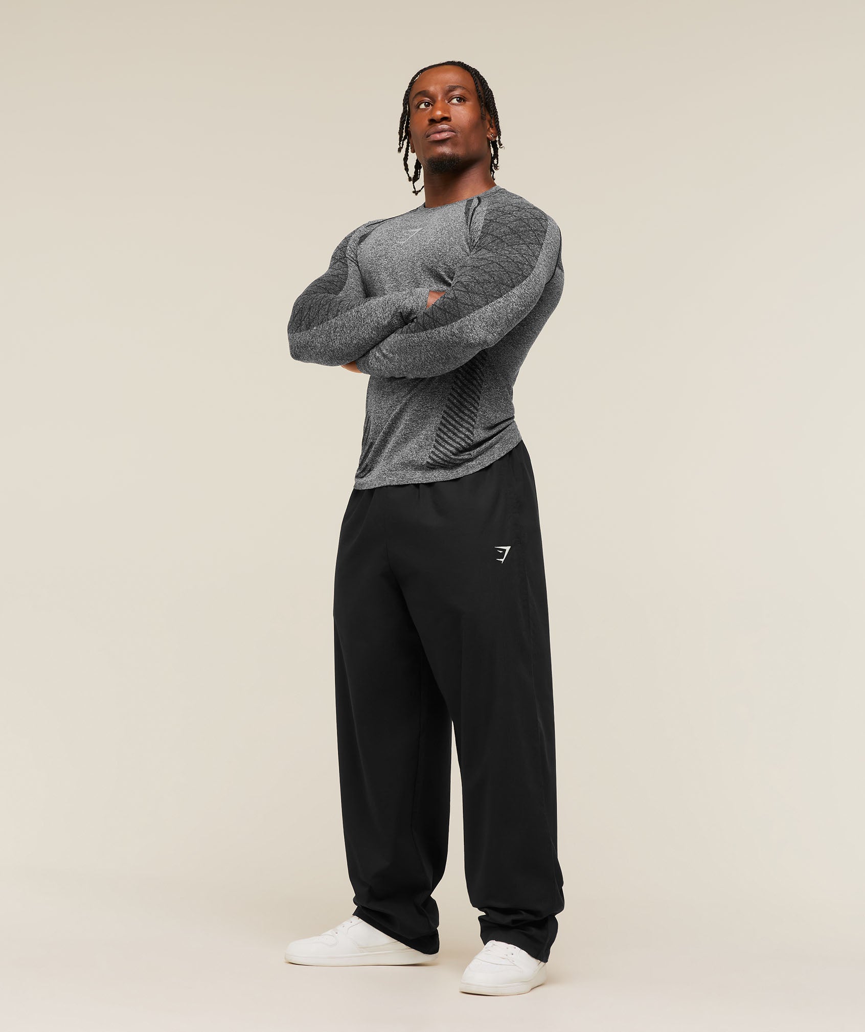 Devant Seamless Long Sleeve T-Shirt - Black — imagem 5
