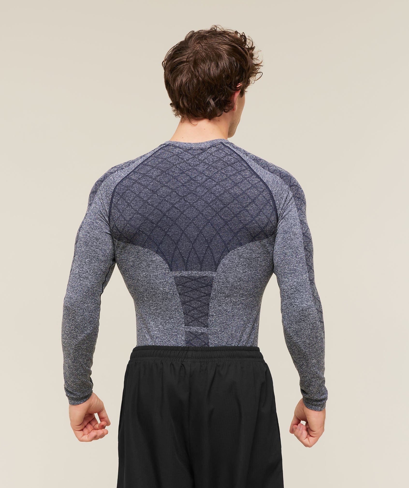 Devant Seamless Long Sleeve T-Shirt - Heavy Blue — imagem 2