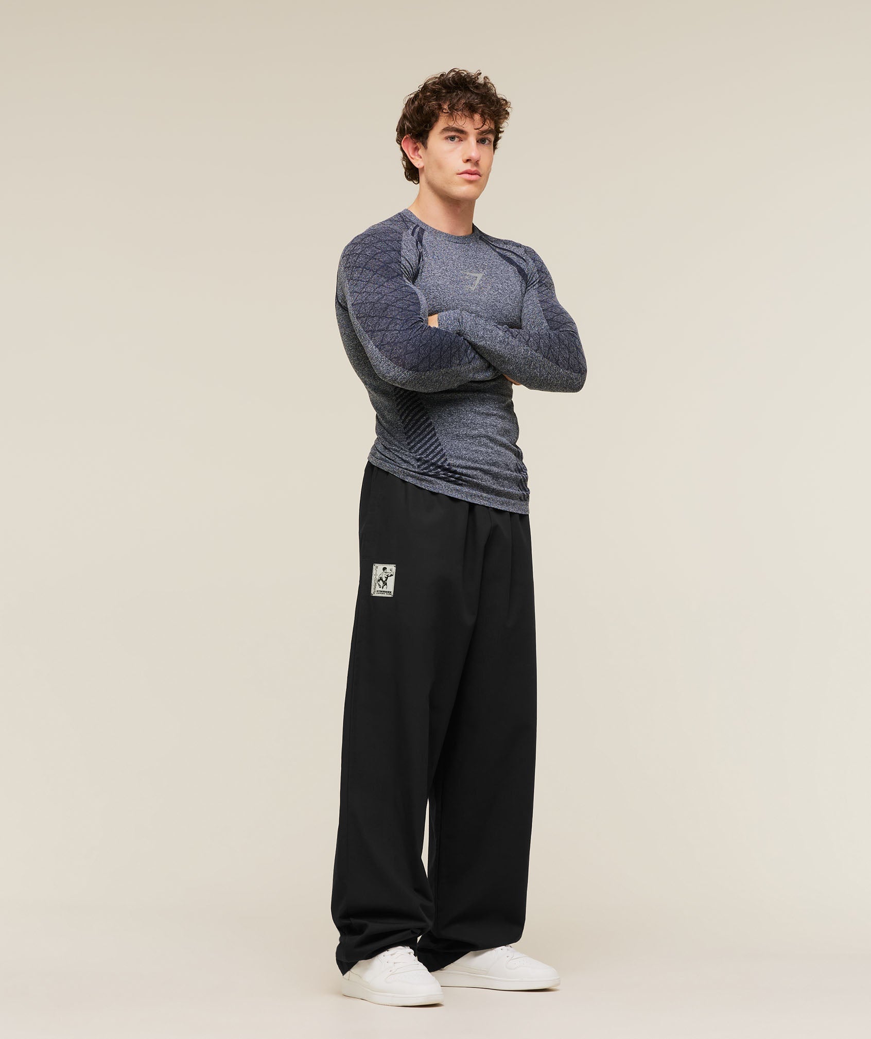 Devant Seamless Long Sleeve T-Shirt - Heavy Blue — imagem 4