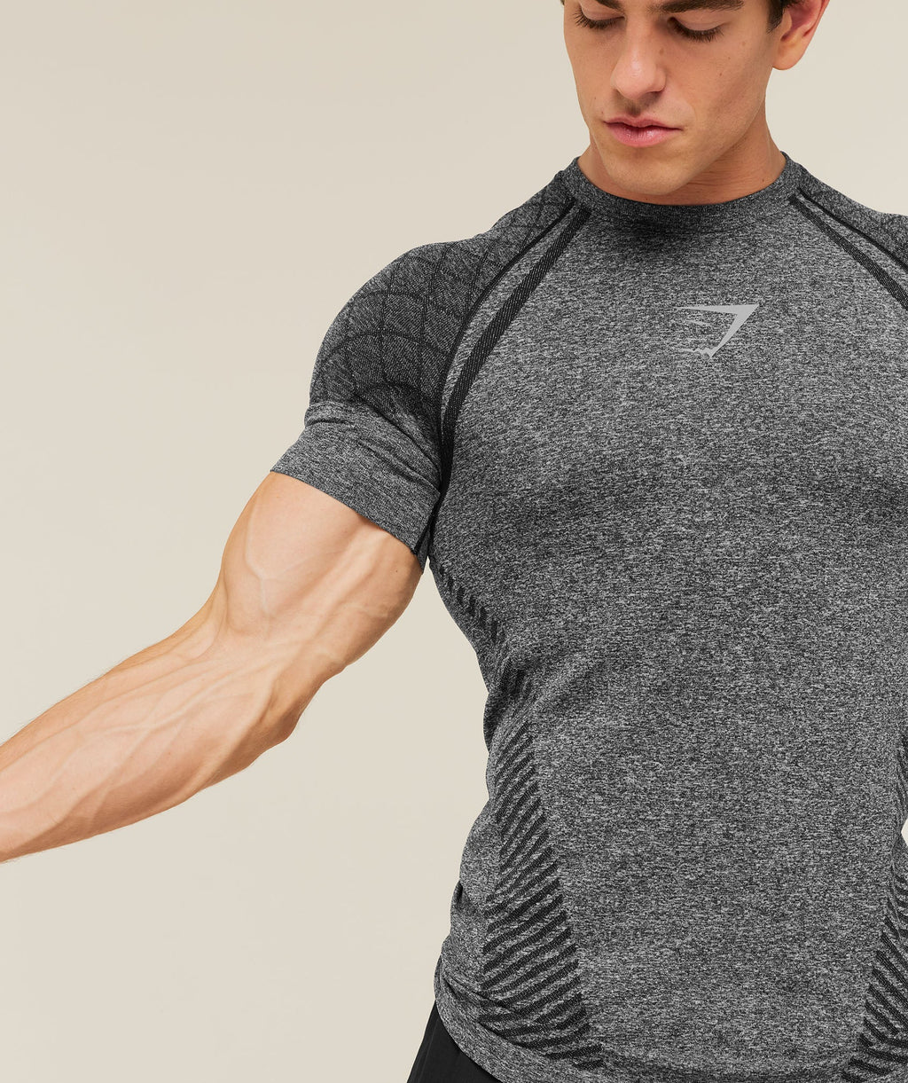 Devant Seamless T-Shirt - Black — imagem 8