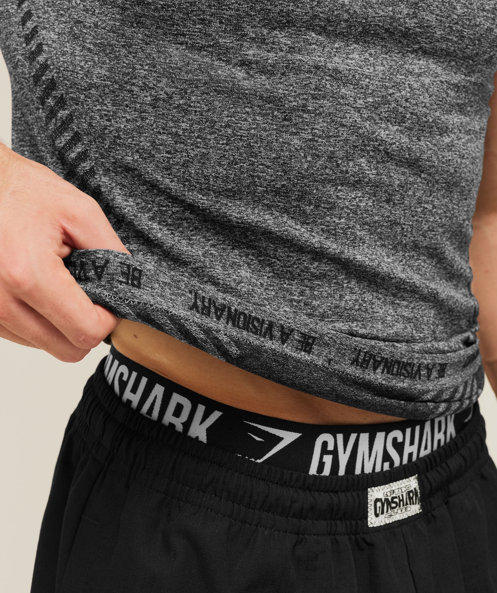 Devant Seamless T-Shirt - Black — imagem 7