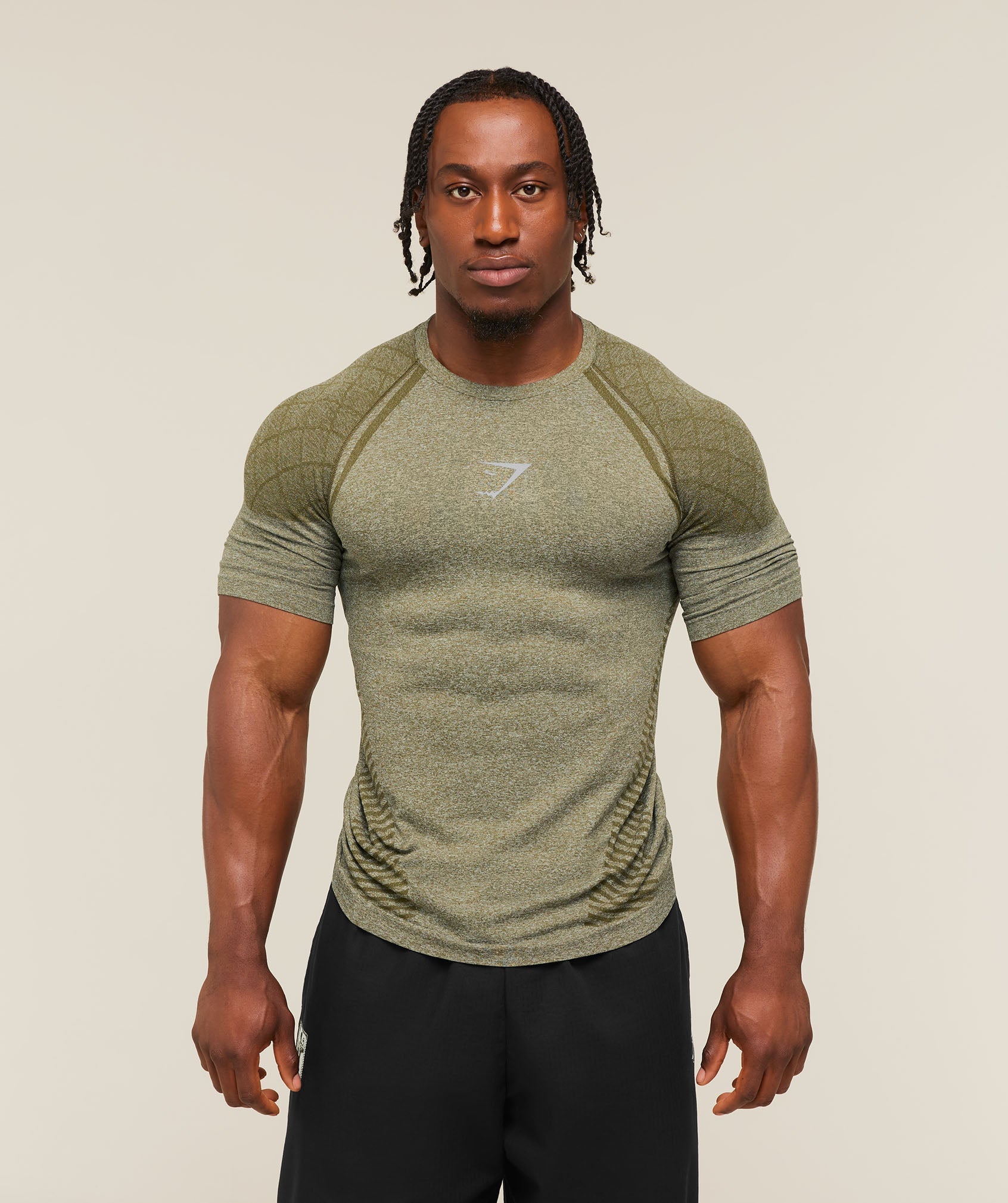 Devant Seamless T-Shirt - Canvas Green — imagem 1