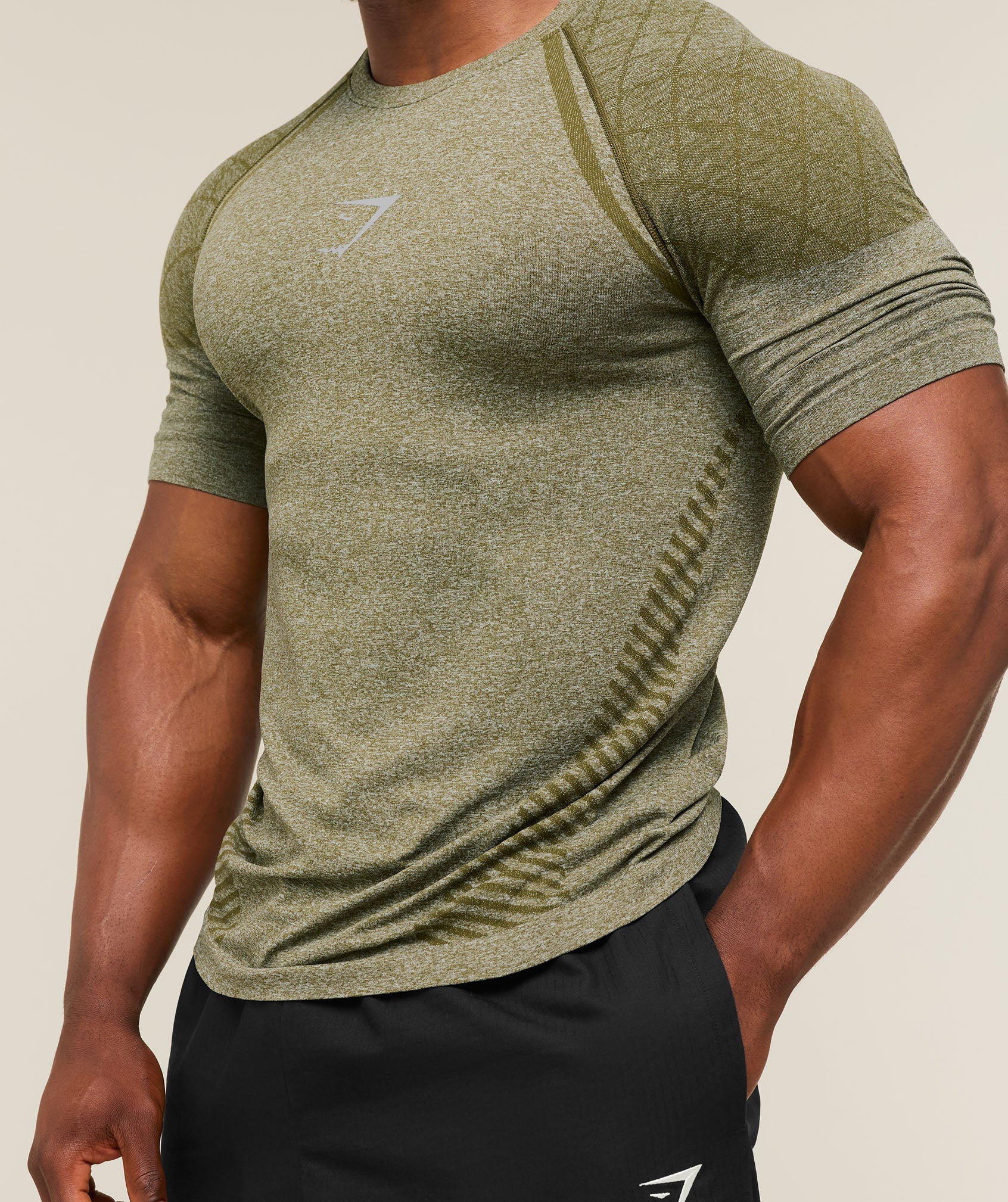 Devant Seamless T-Shirt - Canvas Green — imagem 6