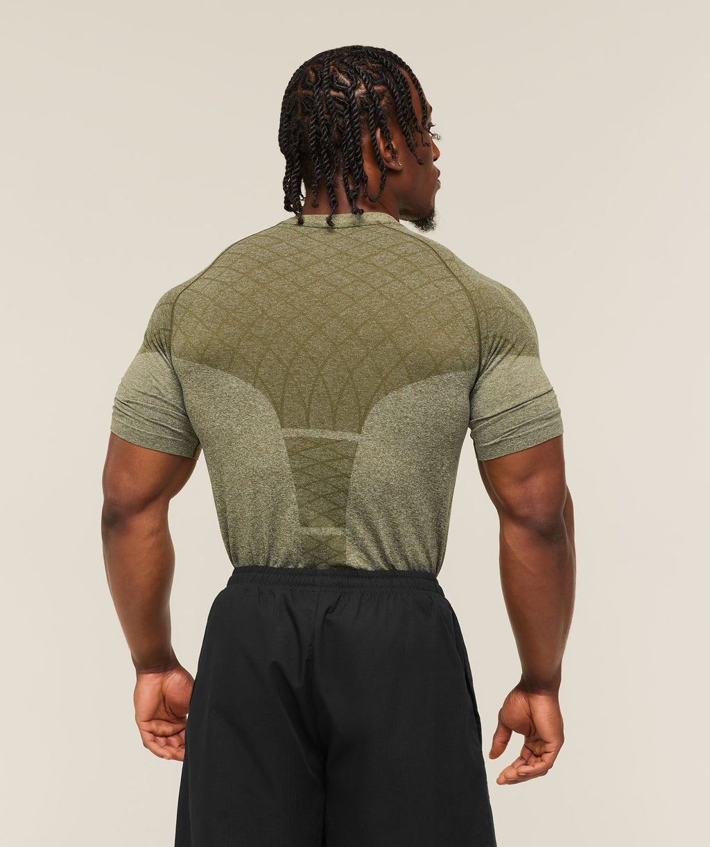 Devant Seamless T-Shirt - Canvas Green — imagem 2