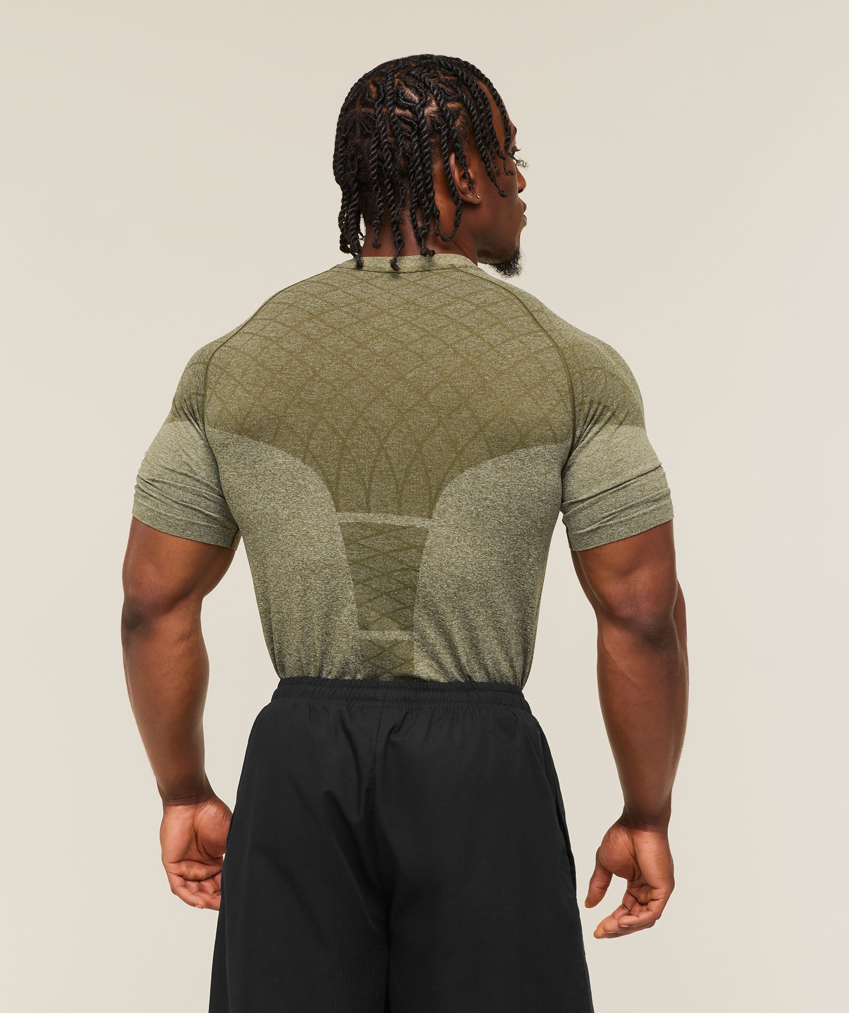 Devant Seamless T-Shirt - Canvas Green — imagem 2
