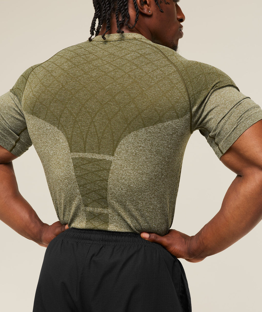 Devant Seamless T-Shirt - Canvas Green — imagem 5