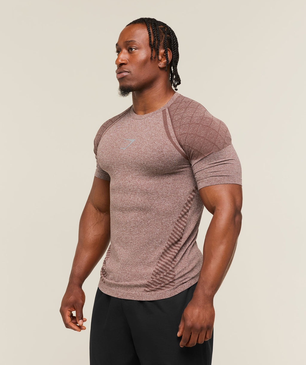 Devant Seamless T-Shirt - Espresso Brown — imagem 3