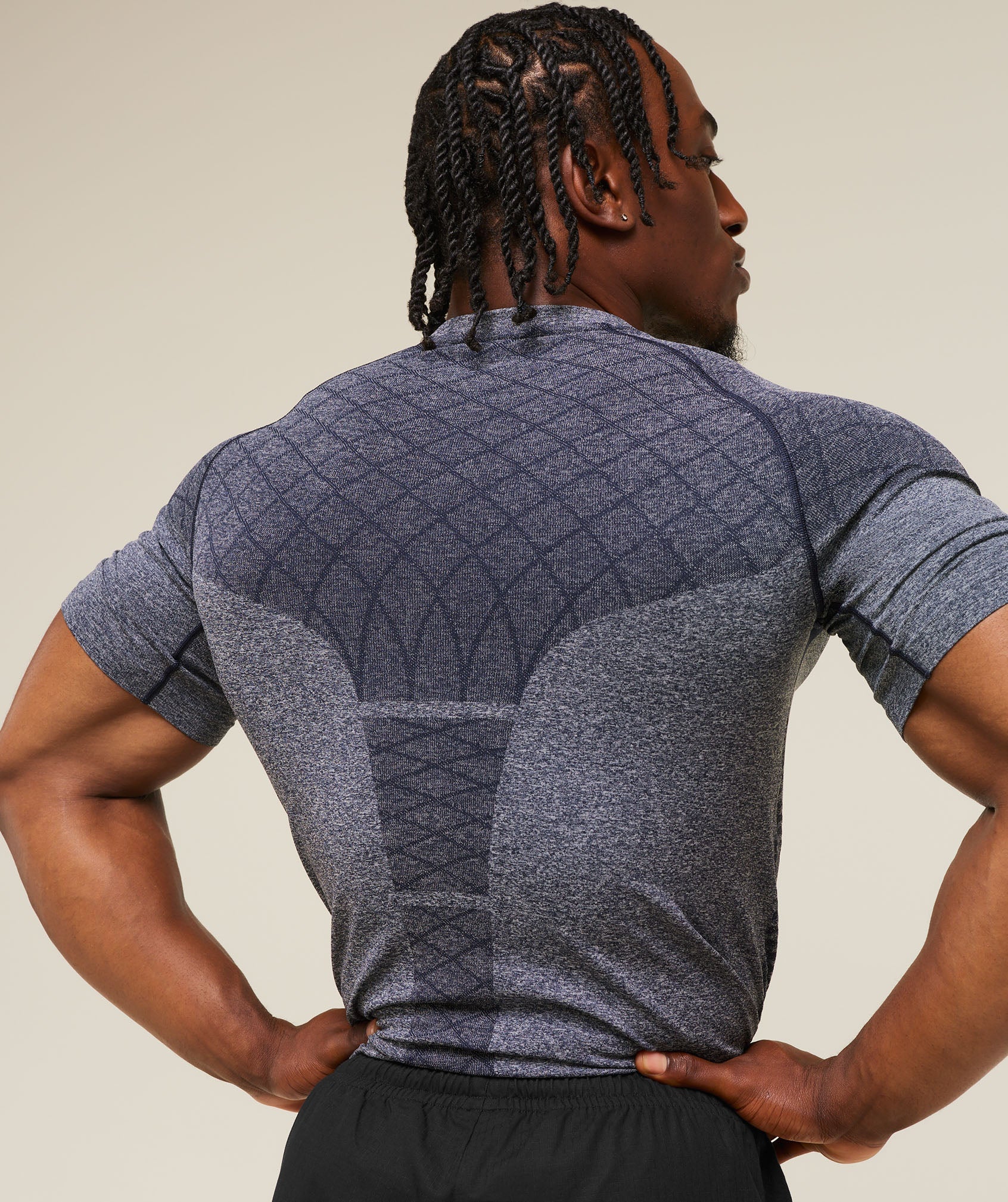 Devant Seamless T-Shirt - Heavy Blue — imagem 6