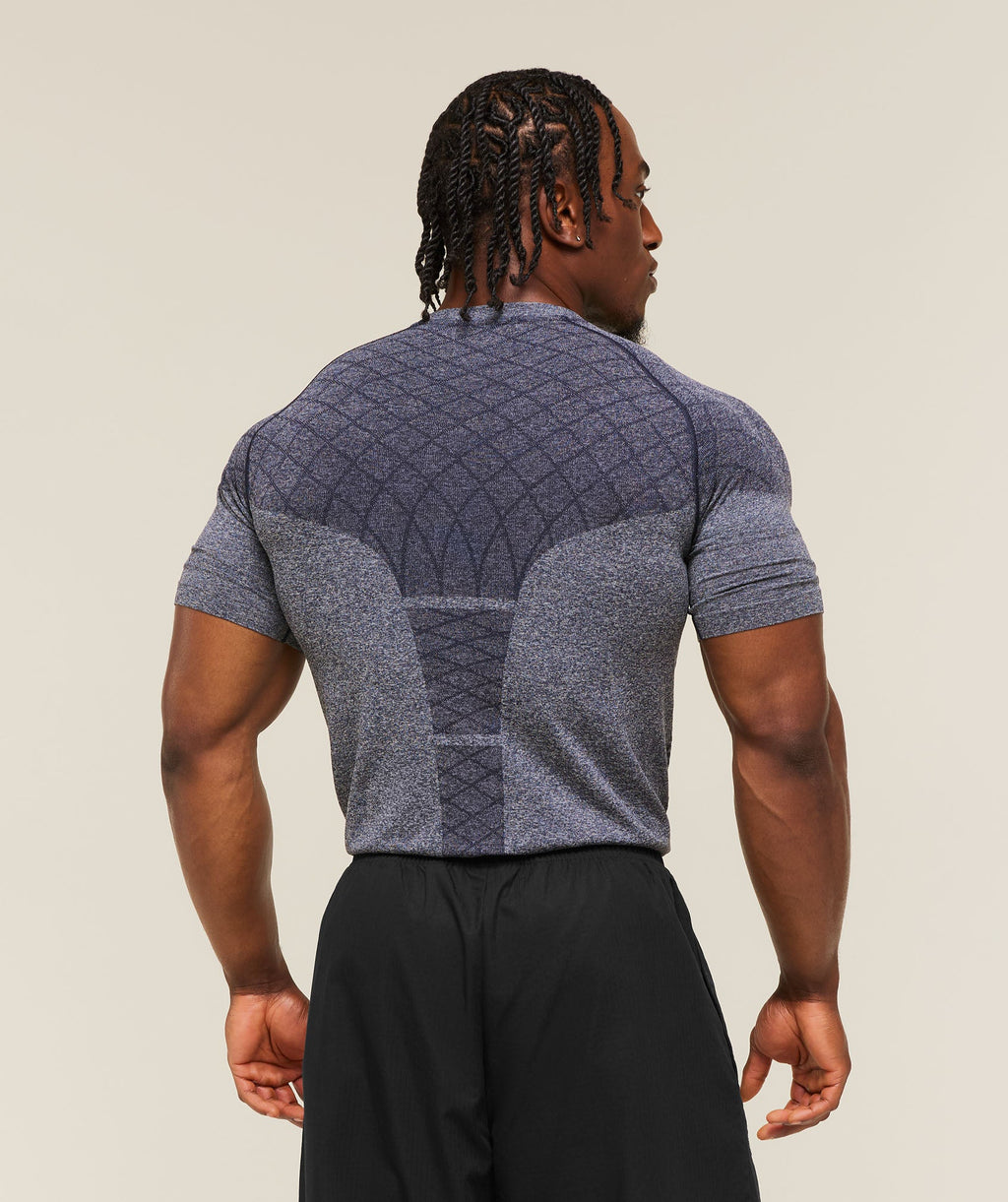 Devant Seamless T-Shirt - Heavy Blue — imagem 3