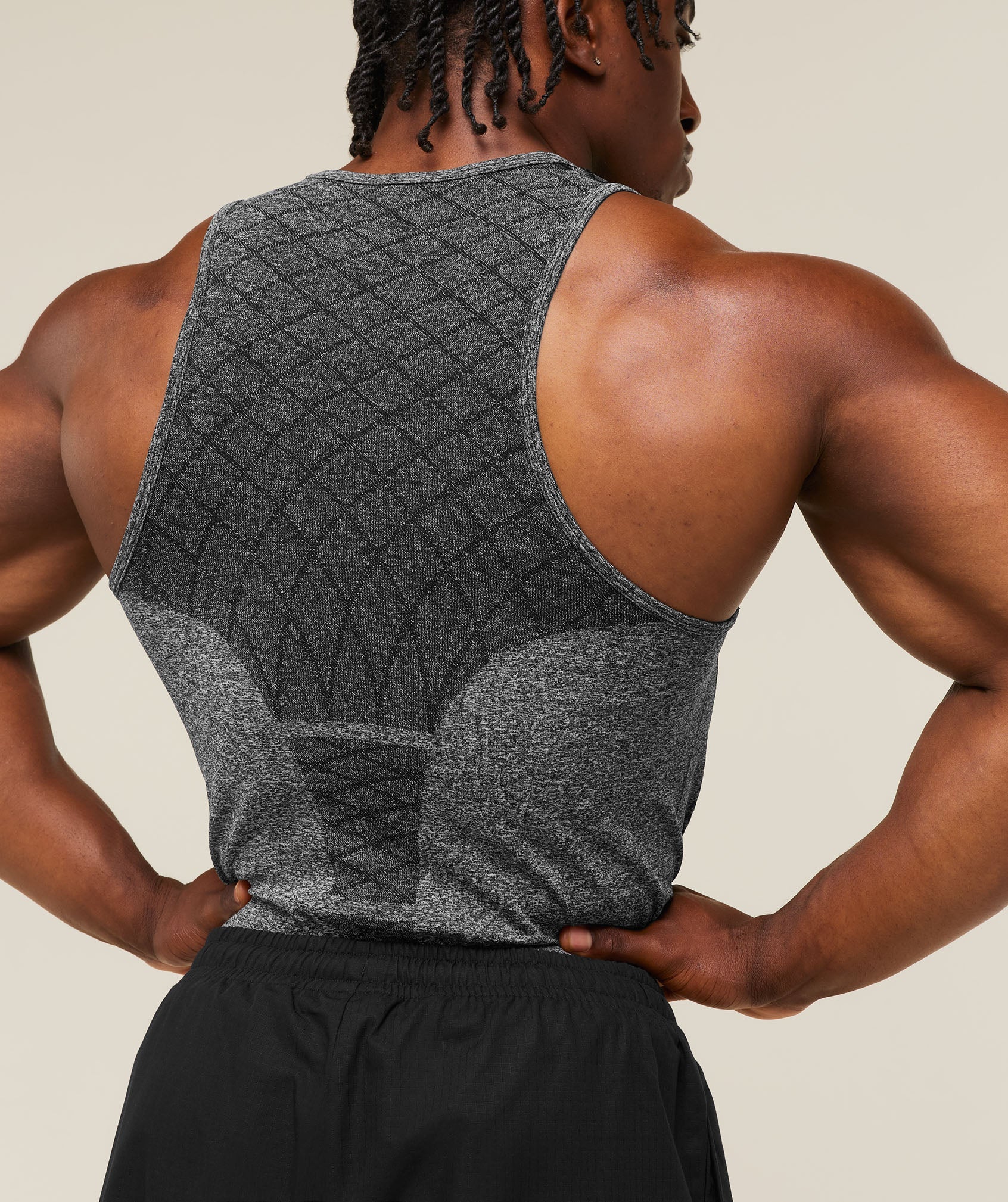 Devant Seamless Tank - Black — imagem 6