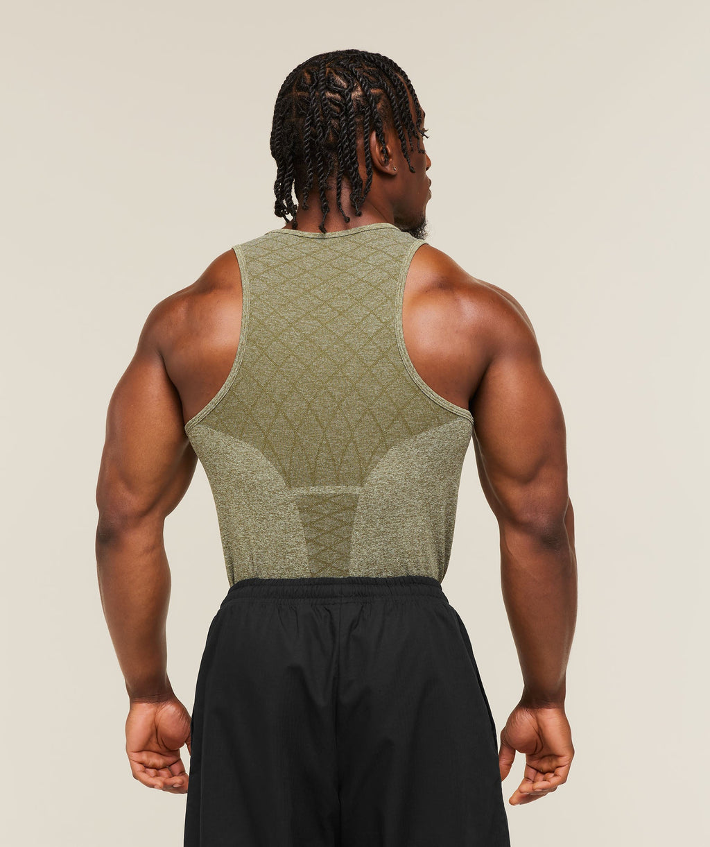 Devant Seamless Tank - Canvas Green — imagem 2
