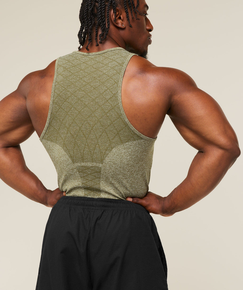 Devant Seamless Tank - Canvas Green — imagem 5