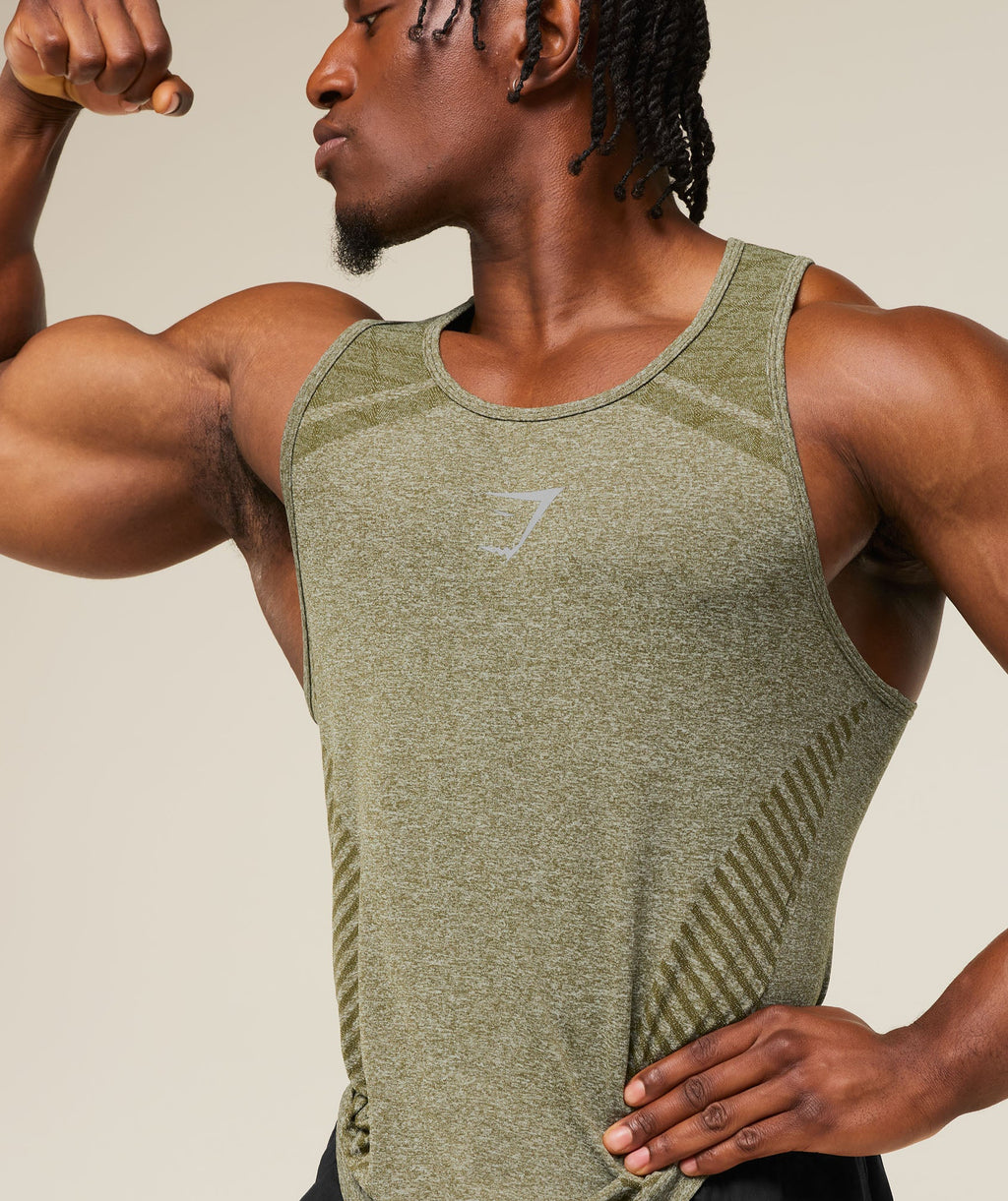 Devant Seamless Tank - Canvas Green — imagem 6
