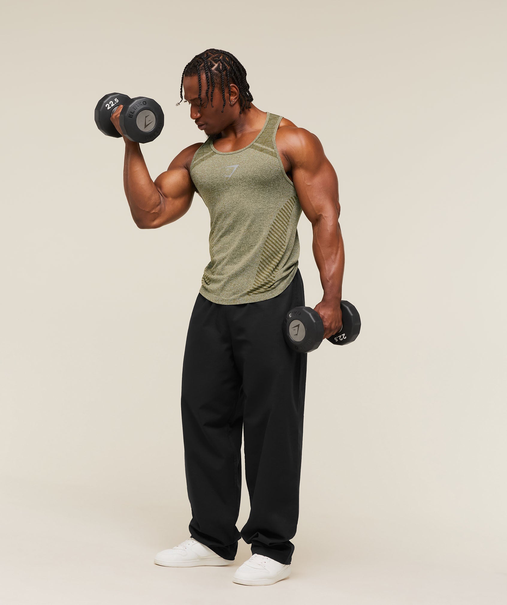 Devant Seamless Tank - Canvas Green — imagem 4