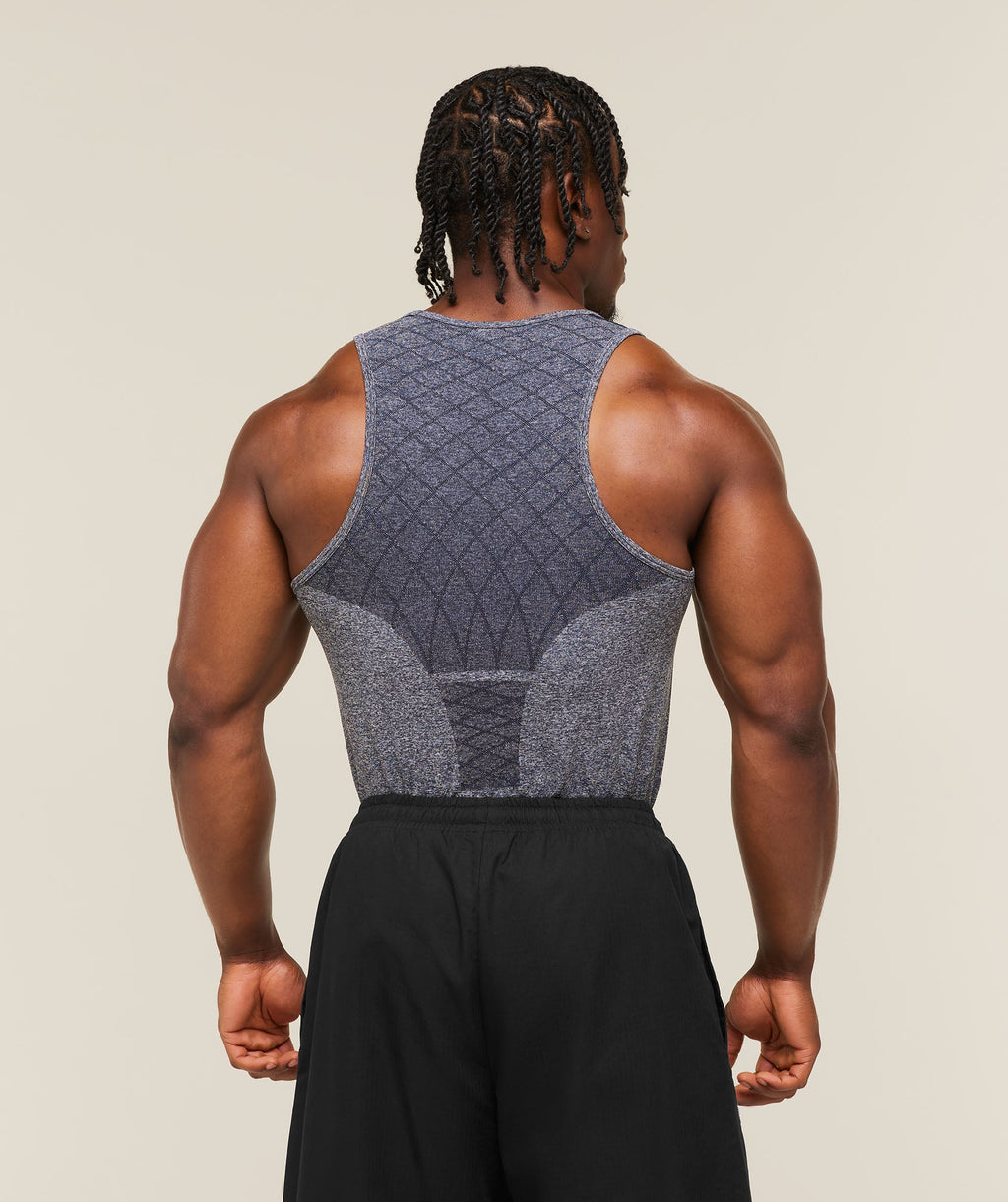 Devant Seamless Tank - Heavy Blue — imagem 2