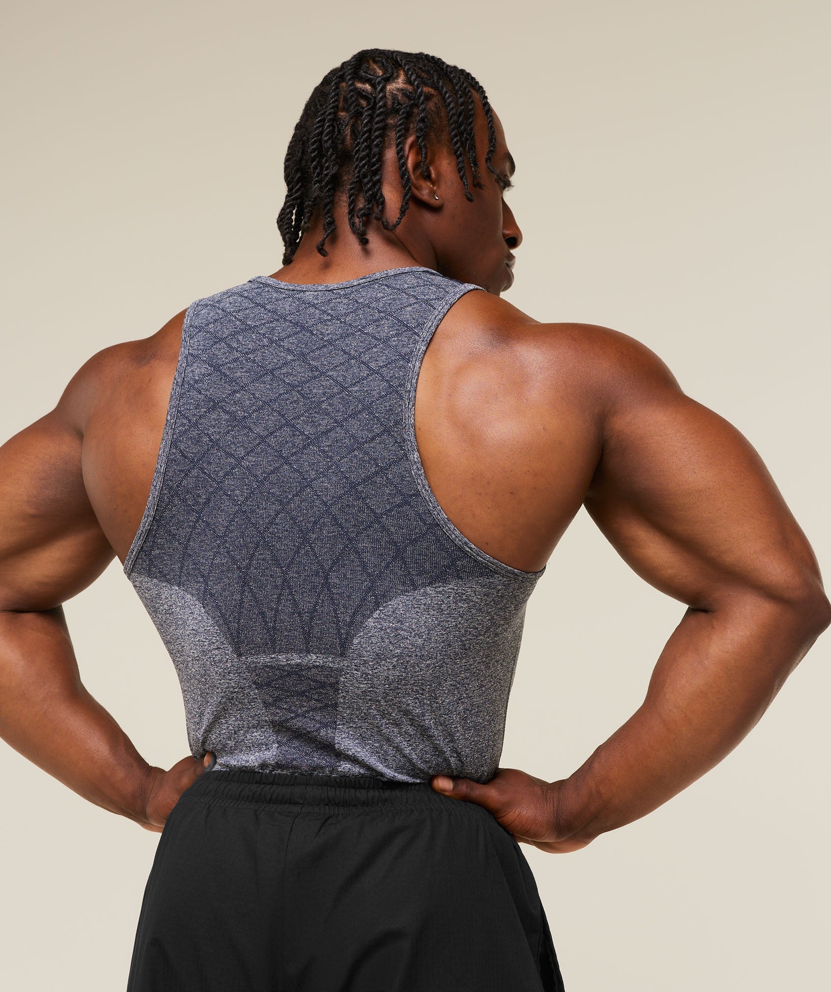 Devant Seamless Tank - Heavy Blue — imagem 5