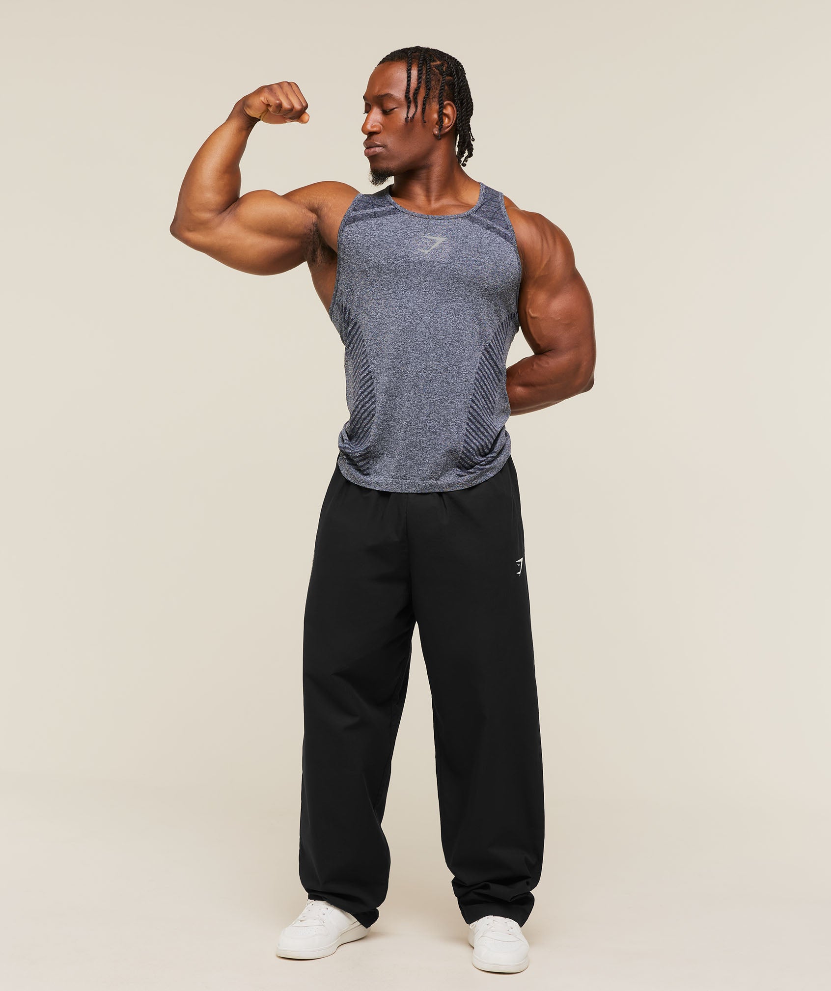 Devant Seamless Tank - Heavy Blue — imagem 4