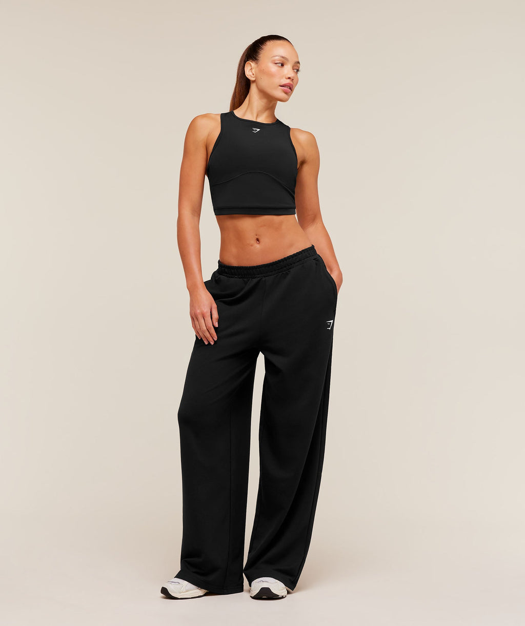 Lifting Dipped Waistband Pants - Black — imagem 4