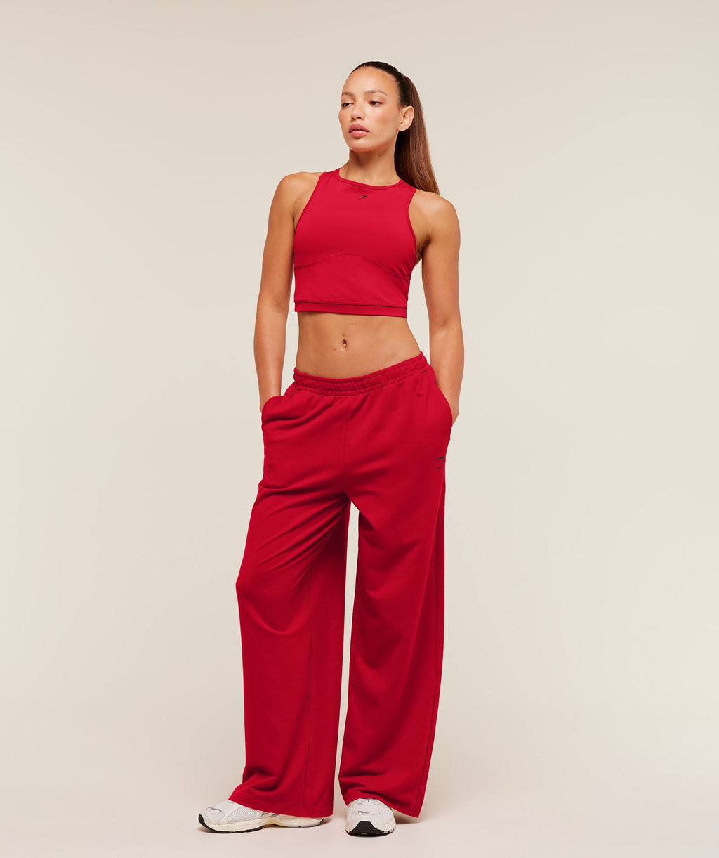 Lifting Dipped Waistband Pants - Carmine Red — imagem 4