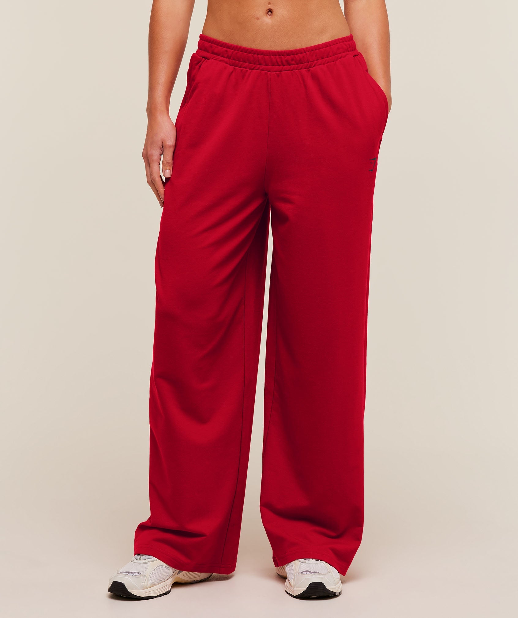 Lifting Dipped Waistband Pants - Carmine Red — imagem 2