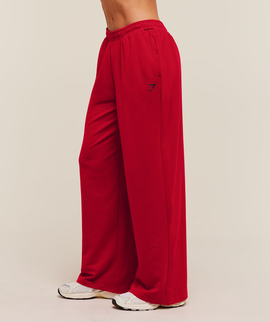 Lifting Dipped Waistband Pants - Carmine Red — imagem 3