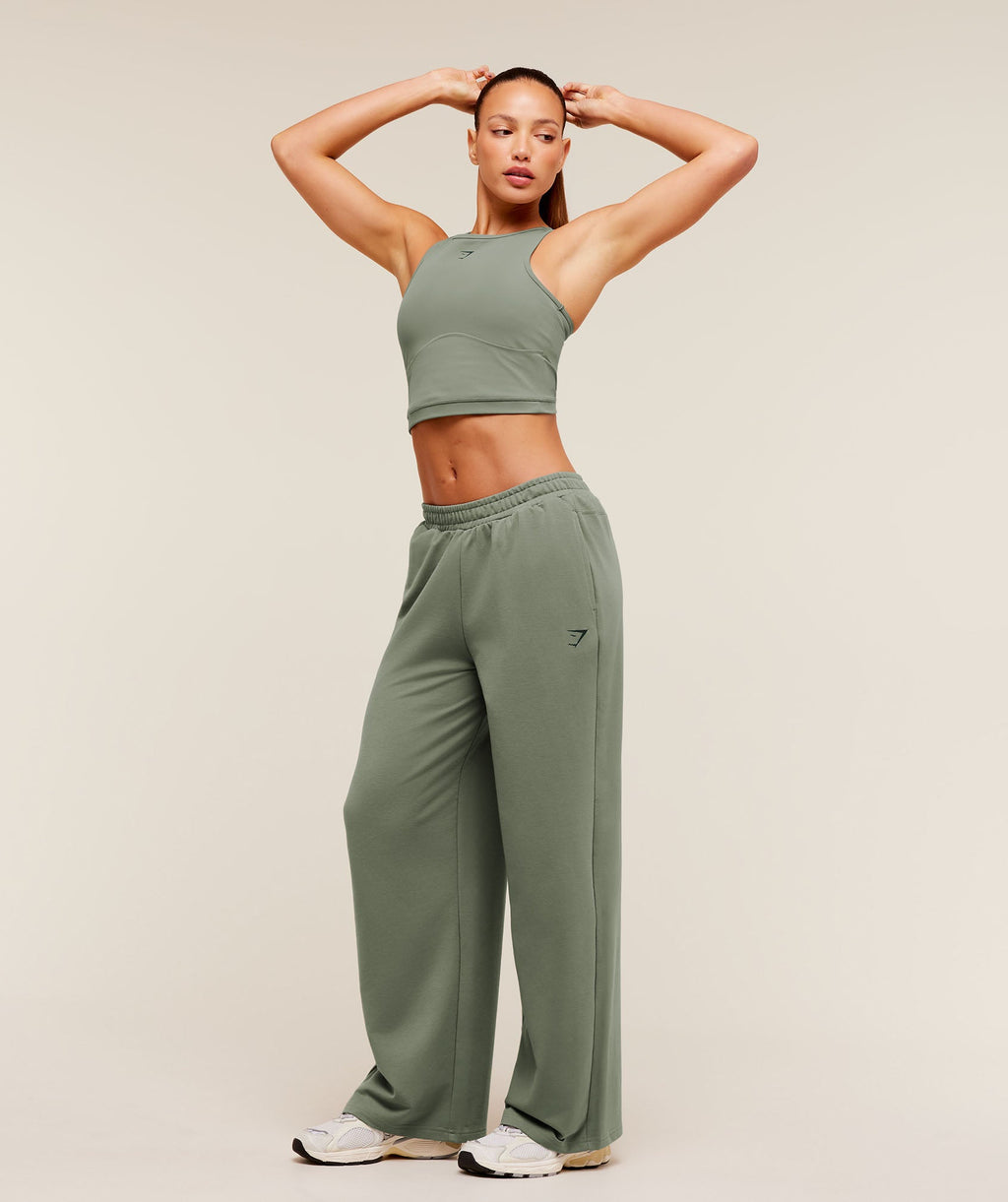 Lifting Dipped Waistband Pants - Unit Green — imagem 4